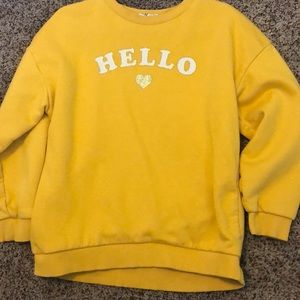 “Hello” sweatshirt